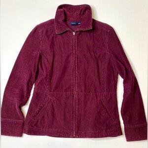 SONOMA LIFE style Women's Burgundy Corduroy Jacket size small